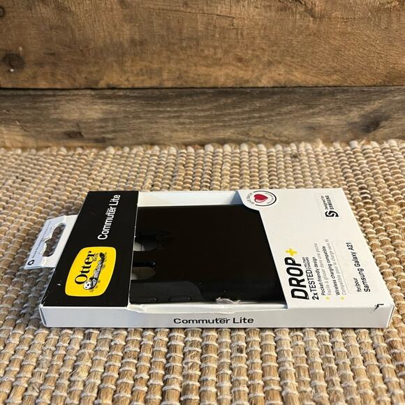 Black Commuter Lite Samsung Galaxy A21 Case - Picture 5 of 7